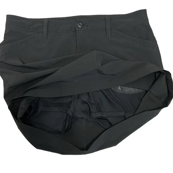 Eddie Bauer Women's Horizon High-Rise Skort Black Size 8 - Picture 4 of 7